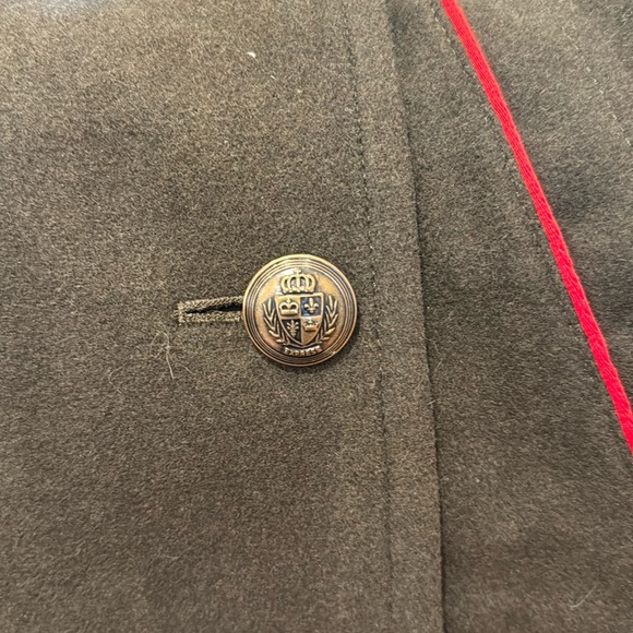 NWT Express Army Green Wool Pea Coat - Picture 4 of 4